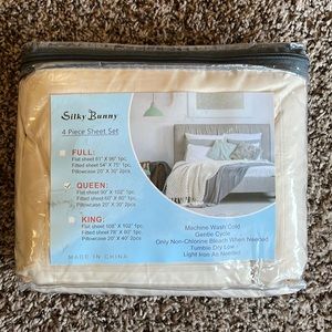 Queen 4 piece sheet set